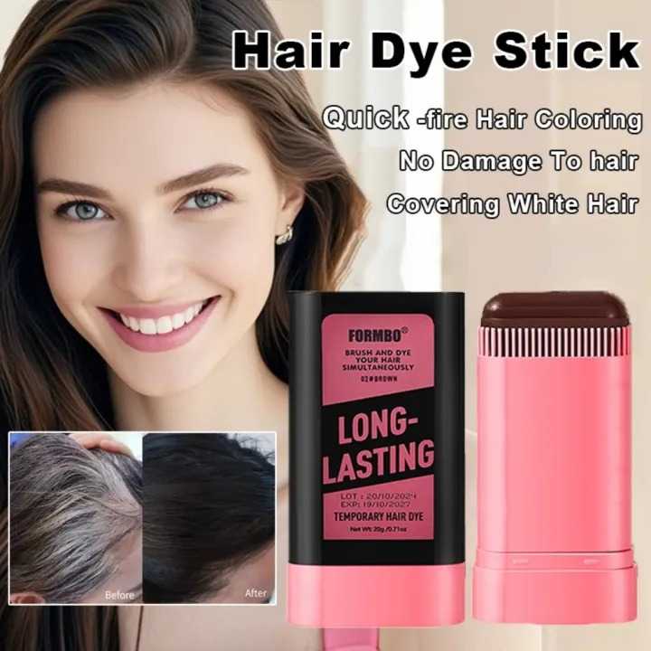 Hair Color Comb Stick – Waterproof, Zero Mess | Black & Brown