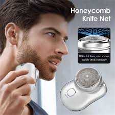 Rechargeable Mini Electric Shaver – Portable Razor for Men