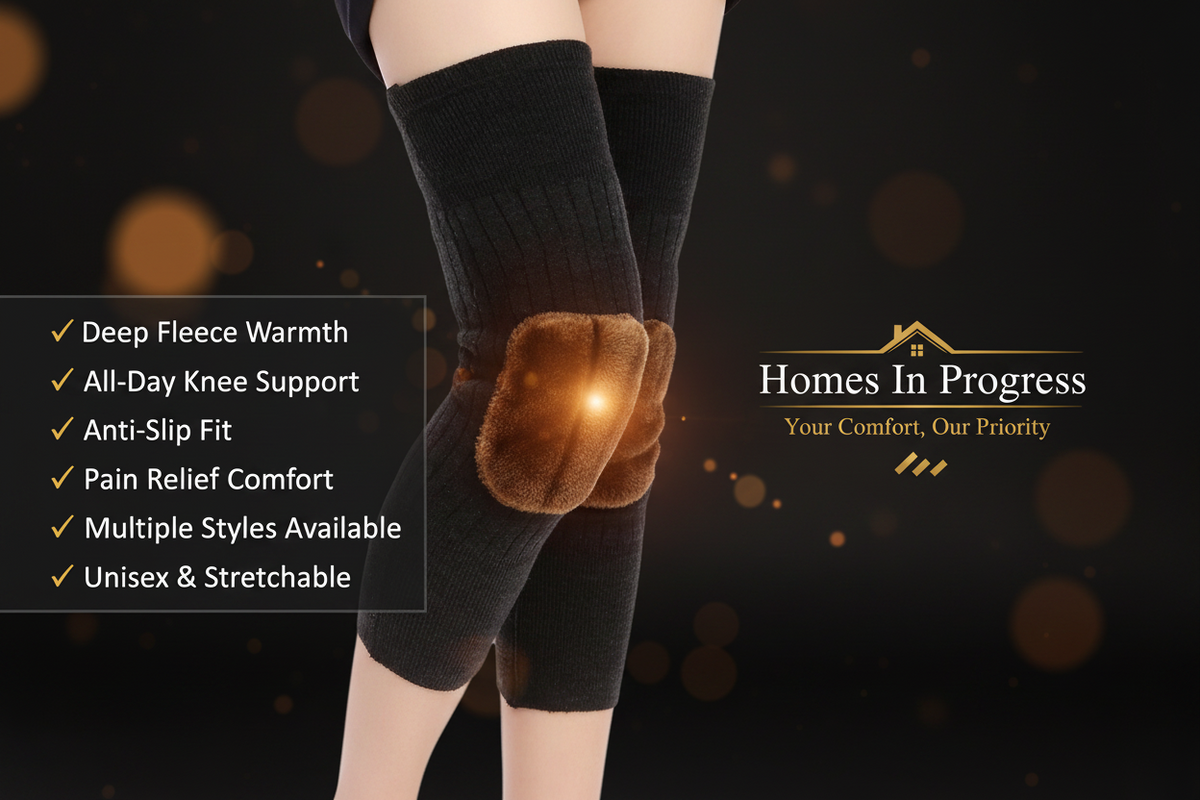 Cashmere Knee Pads – Winter Warmth & Joint Support for Men & Women