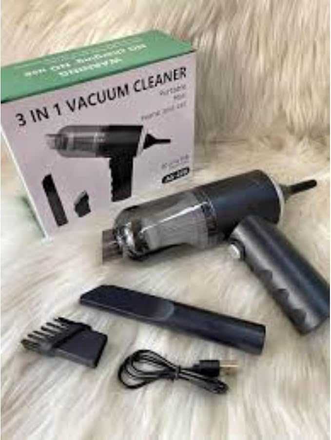 3-in-1 Cordless Handheld Vacuum Cleaner – Car, Sofa & Home