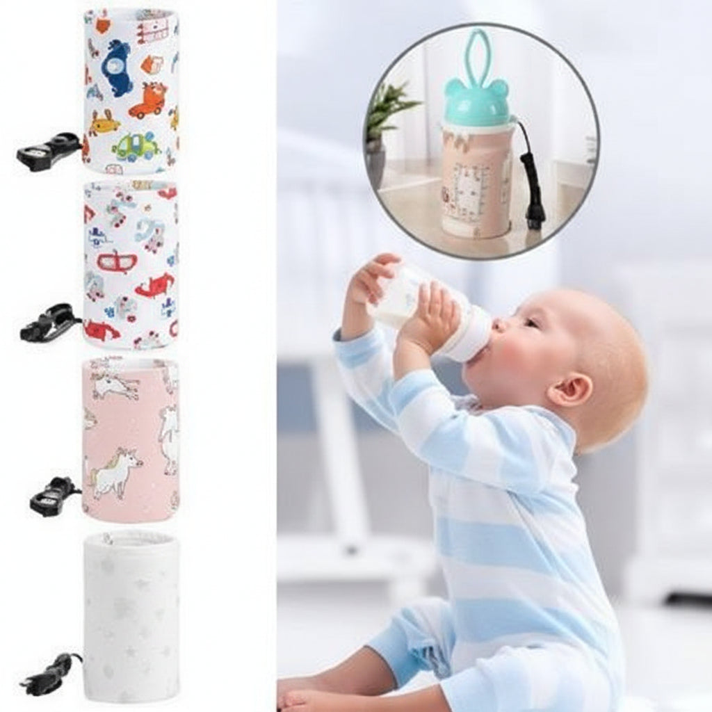 Portable USB Baby Bottle Warmer – Travel-Friendly Milk Heater