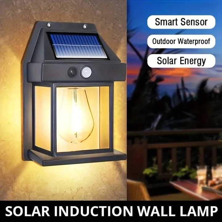 Solar Motion Sensor Wall Light – Outdoor Security Lamp