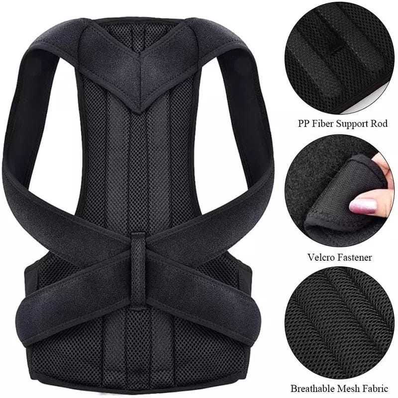 Posture Corrector Brace – Adjustable Back Support for Men & Women