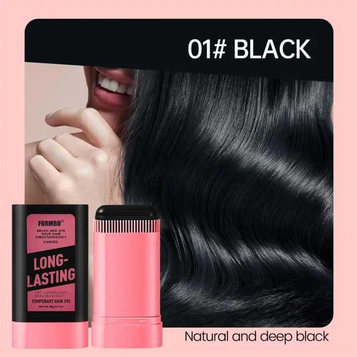 Hair Color Comb Stick – Waterproof, Zero Mess | Black & Brown