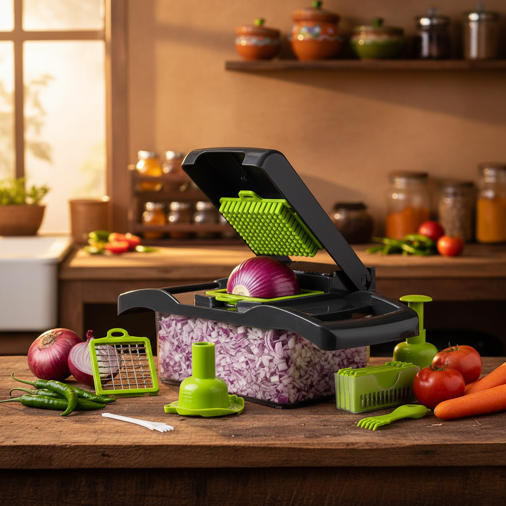 Vegetable Cutter, Chopper & Slicer – Fast & Easy Kitchen Prep